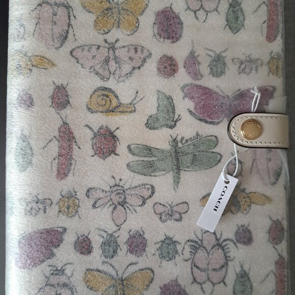 NWT Coach Leather Notebook in Chalk - Picture 2 of 9